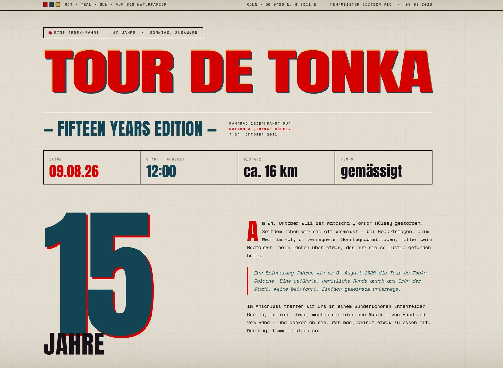 Tour De Tonka — Visual 1
