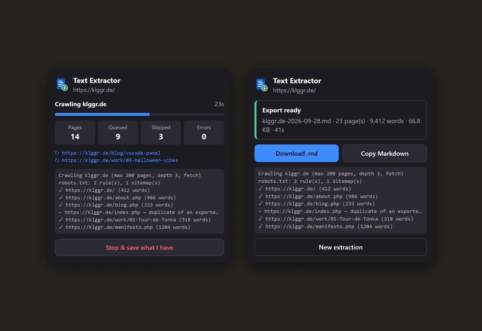 Text Extractor — Visual 2